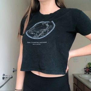 hollister constellation crop top